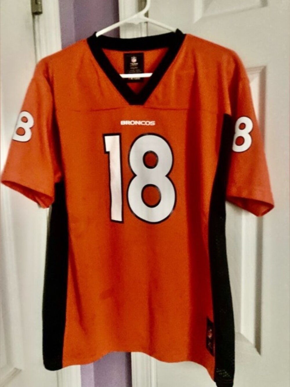 4 Youth NFL Football Jerseys Size XL Good Condition